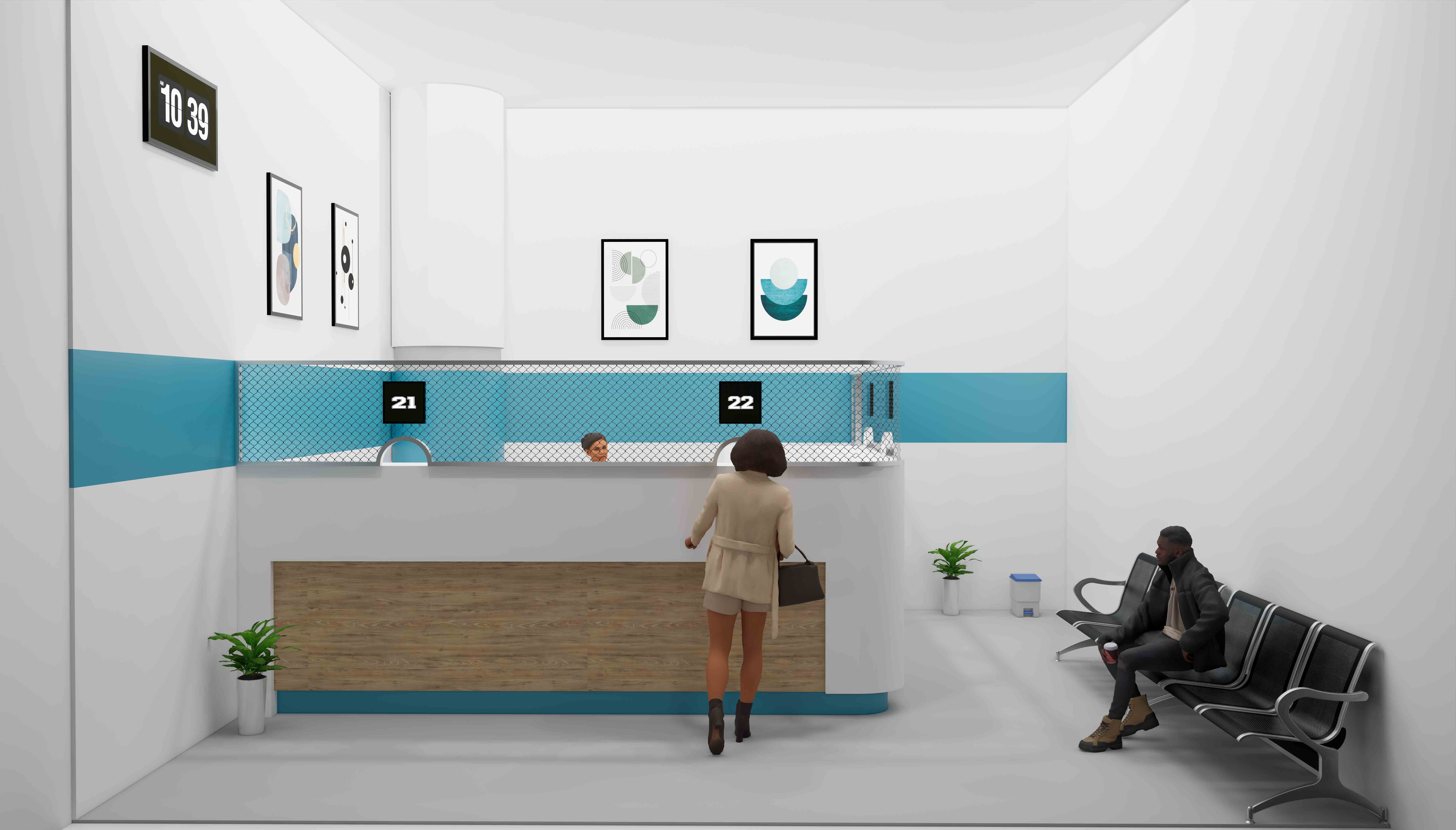 Reception Areas and Billing Counters