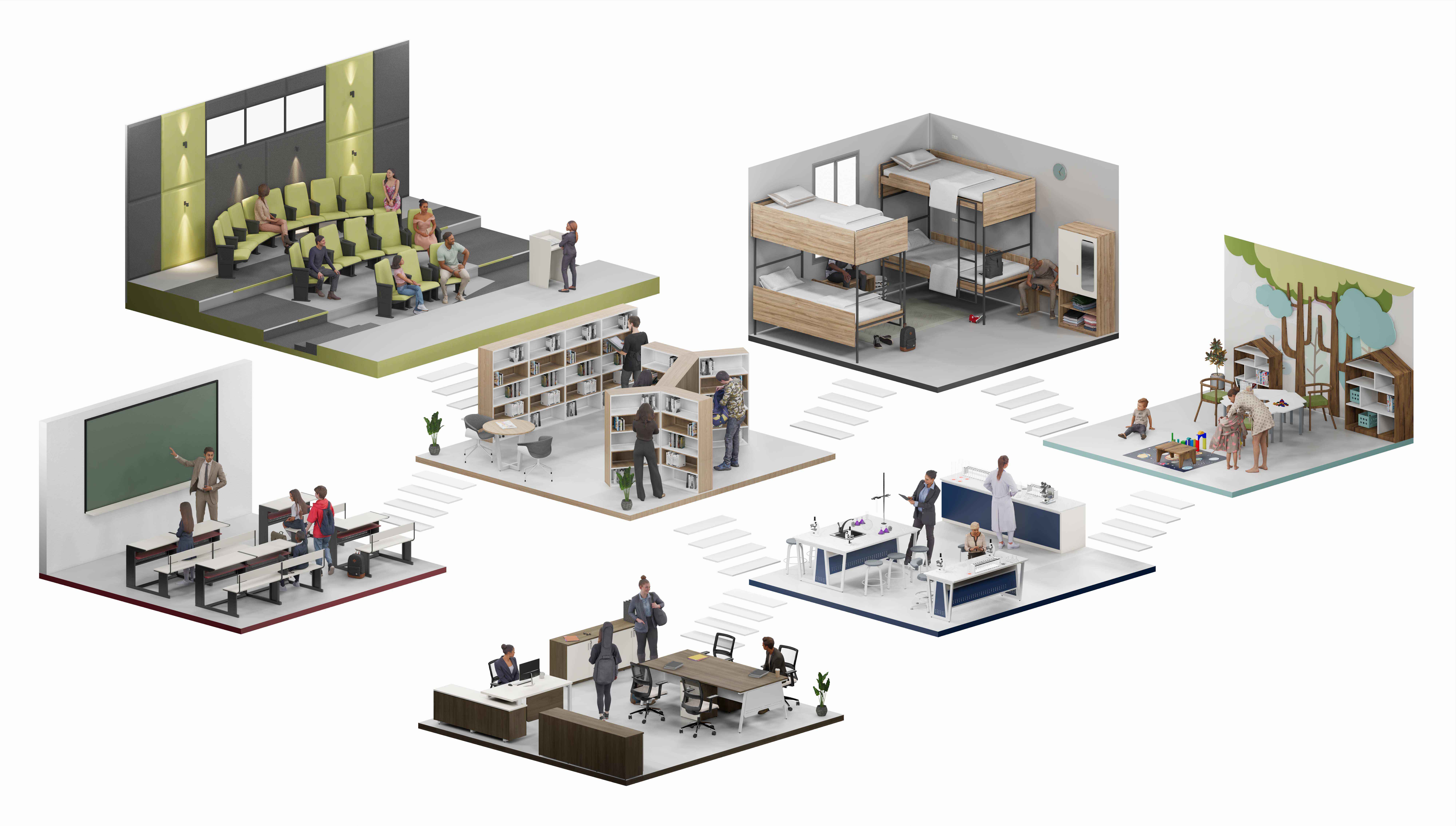 Expertly Designed Classroom Desks and Chairs