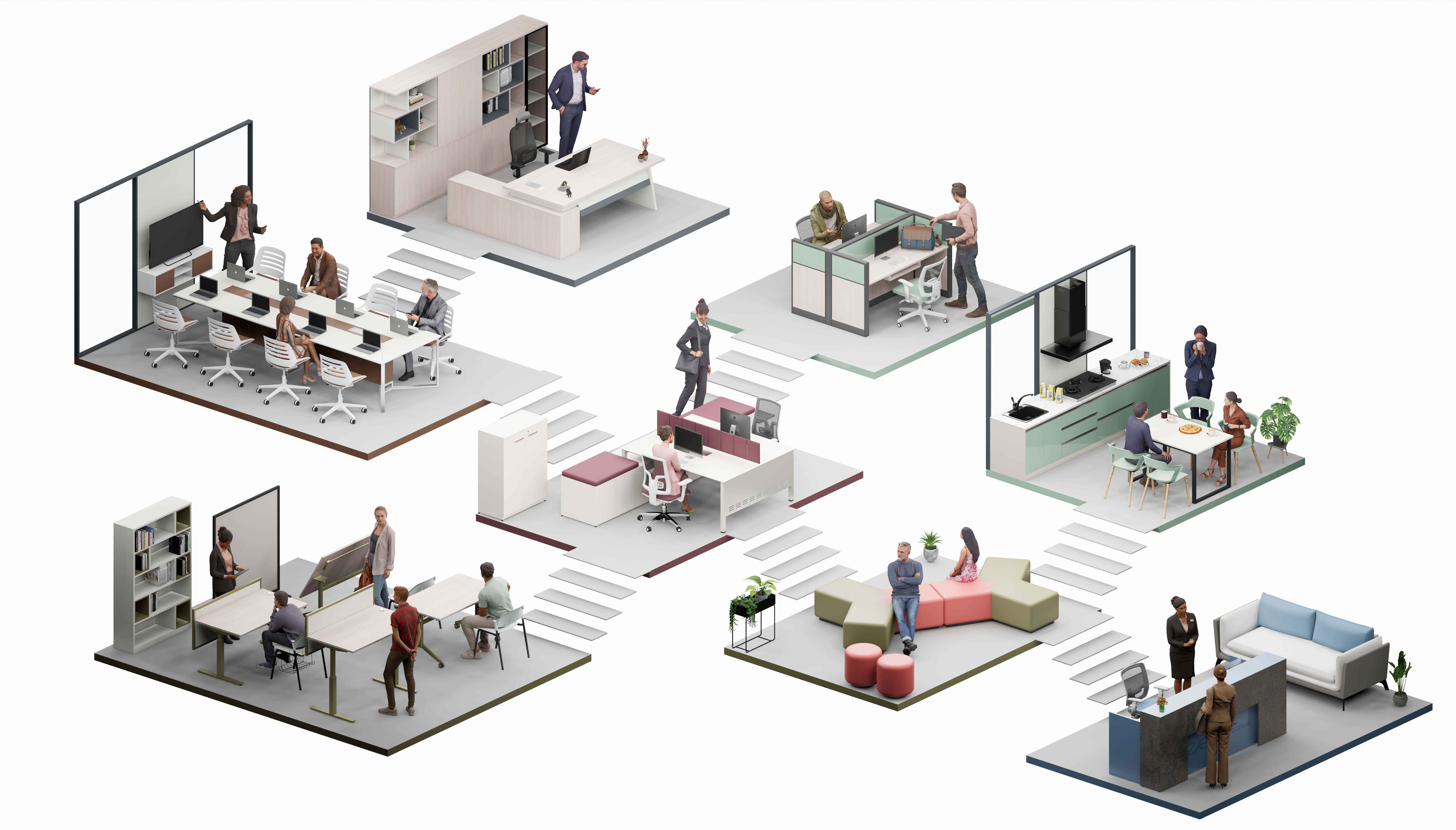 Innovative Work Space by Zen Furniture